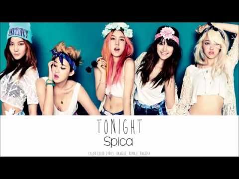 Spica - Tonight (Color Coded Lyrics: Hangul, Romaji, English)