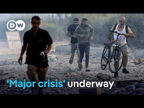 Lebanon estimates 1.2 million people displaced as Hezbollah, Israel continue attacks | DW News