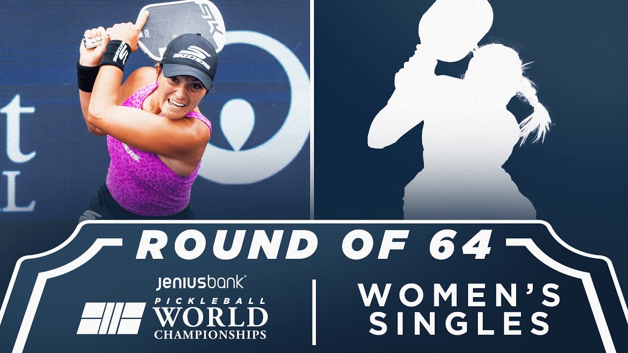 Catherine Parenteau v Natalie Hur at the Jenius Bank Pickleball World Championships