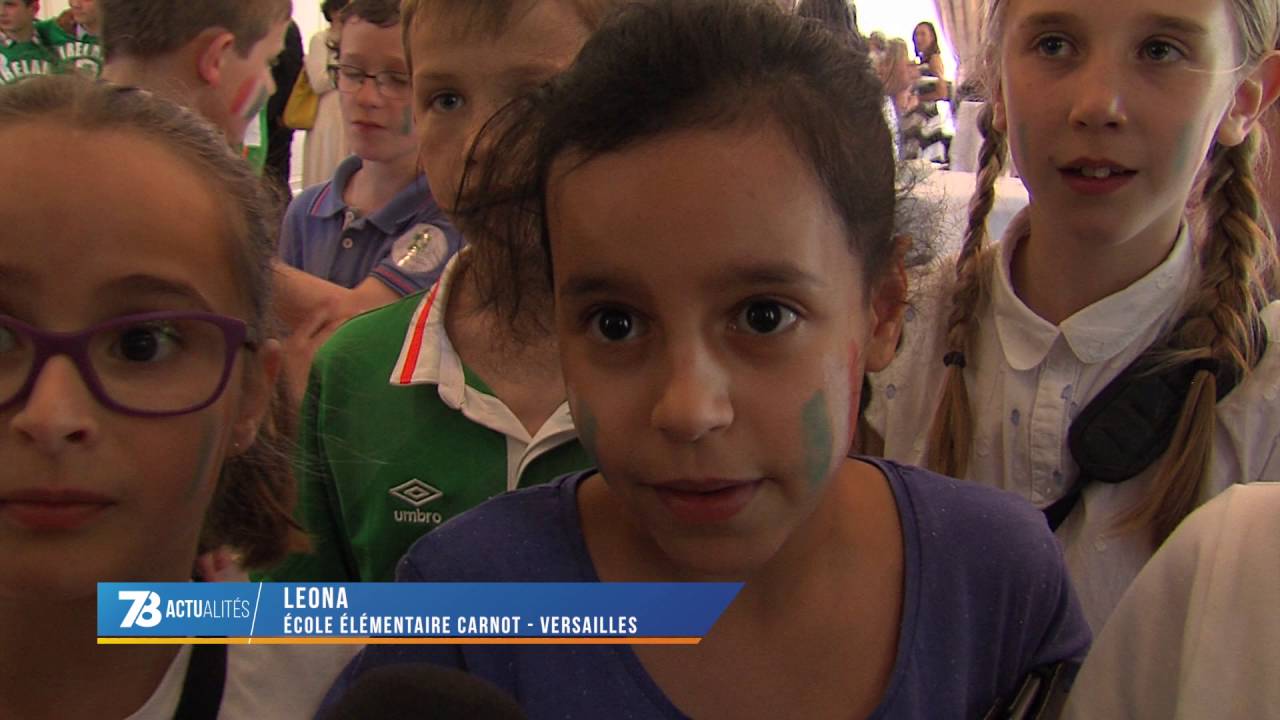 Euro 2016 : Les élèves versaillais rencontre l’ambassadrice d’Irlande