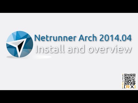 Netrunner Arch 2014.04 Install and overview | its rolling