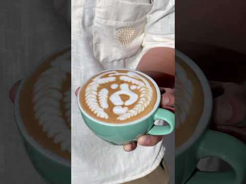 Shiba Latteart #coffee #latteart #shortvideo #shorts #shibainu