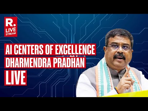 Union Minister Dharmendra Pradhan launches 3 AI Centres of Excellence | Press conference | Delhi