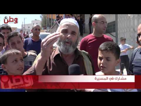 مسيرة شعبية في الخليل لنصرة المسجد الأقصى