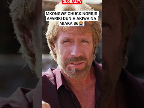 MKONGWE CHUCK NORRIS AFARIKI DUNIA AKIWA NA MIAKA 86😭 #shortsviral #chucknorris #hollywood