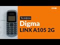 Распаковка телефона Digma LINX A105 2G / Unboxing Digma LINX A105 2G