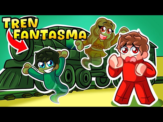 Conseguí el TREN FANTASMA para Sorprender a Mis Amigos en Rieles Muertos Roblox!