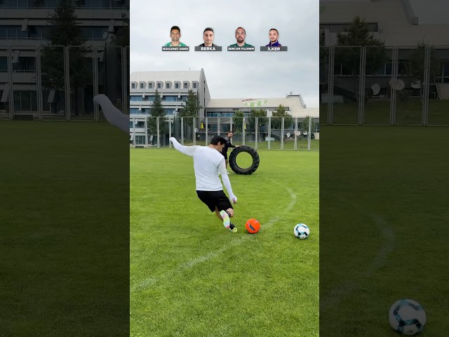 Tekerlekten top geçirme challenge!⚽️🛞😅