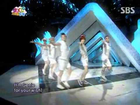 MC mong, Tae Min, Key, Taec Yeon, Woo Young - Tell me your wish @ SBS Inkigayo 인기가요 090809