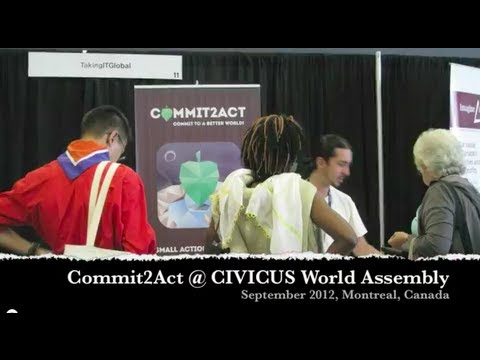 Commit2Act at CIVICUS 2012