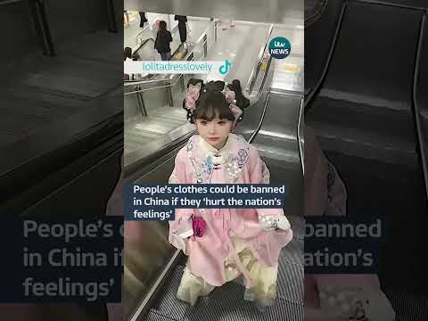 People’s clothes could be banned in China if they ‘hurt the nation’s feelings’ #itvnews #china