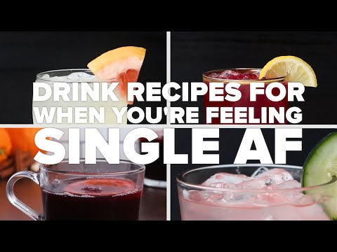 Drink Recipes For When You're Feeling Single AF ? Tasty Recipes