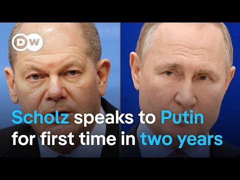 Germany's Scholz urges Putin to be prepared to negotiate with Ukraine | DW News