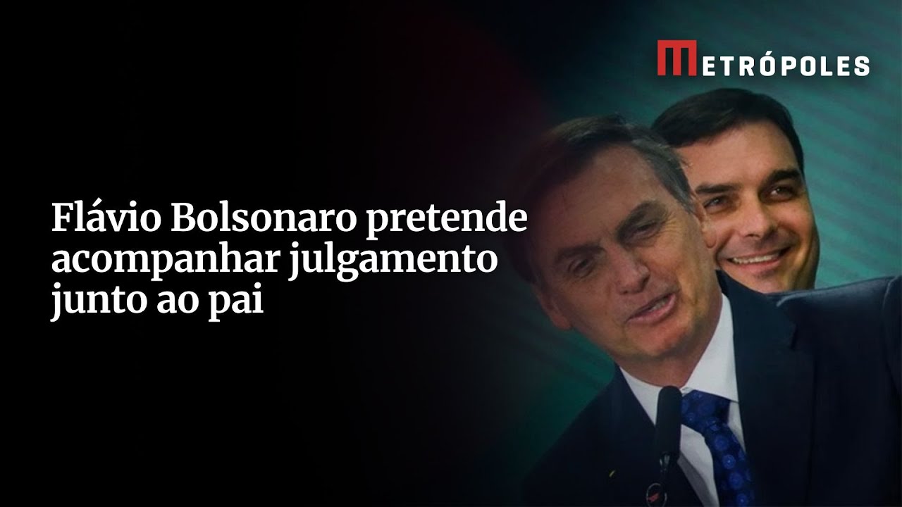 Flávio Bolsonaro pretende acompanhar julgamento junto ao pai