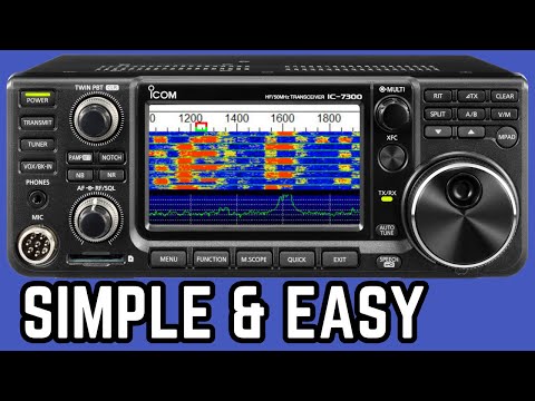SETUP Your Icom IC-7300 for WSJT-X/FT8 - EASY Beginners Guide