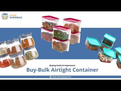 Buy Various Types of Airtight Container Wholesale in Bulk
