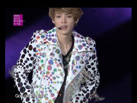 【TVPP】EXO - DJ got us fallin in love (w/ Girl's Generation TTS), 엑소 - 디제이 갓 폴링 인 러브 @ KMW in Seoul