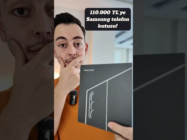 110.000 TL'ye Samsung telefon kutusu gelirse! #ortaklık