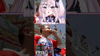 Nyanners Reacts to a Hot Dog Eating Contest 🌭