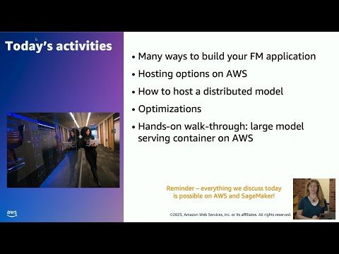 Generative AI Foundations on AWS | Part 7: Deploying a foundation model