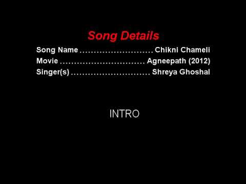 Upload mp3 to YouTube and audio cutter for Chikni Chameli Karaoke download from Youtube