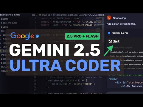 Gemini 2.5 ULTRA AI Coder (Pro + Flash) : This FULLY FREE AI Coder is KINDA INSANE!