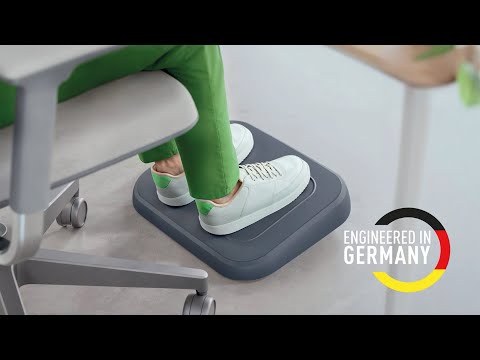 Repose-pieds de bureau réglable Leitz Ergo, 80 % plastique recyclé - Vidéo produit (FR)