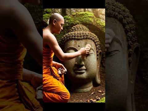 ทำความสะอาดพระเศียร พระพุทธรูปโบราณ