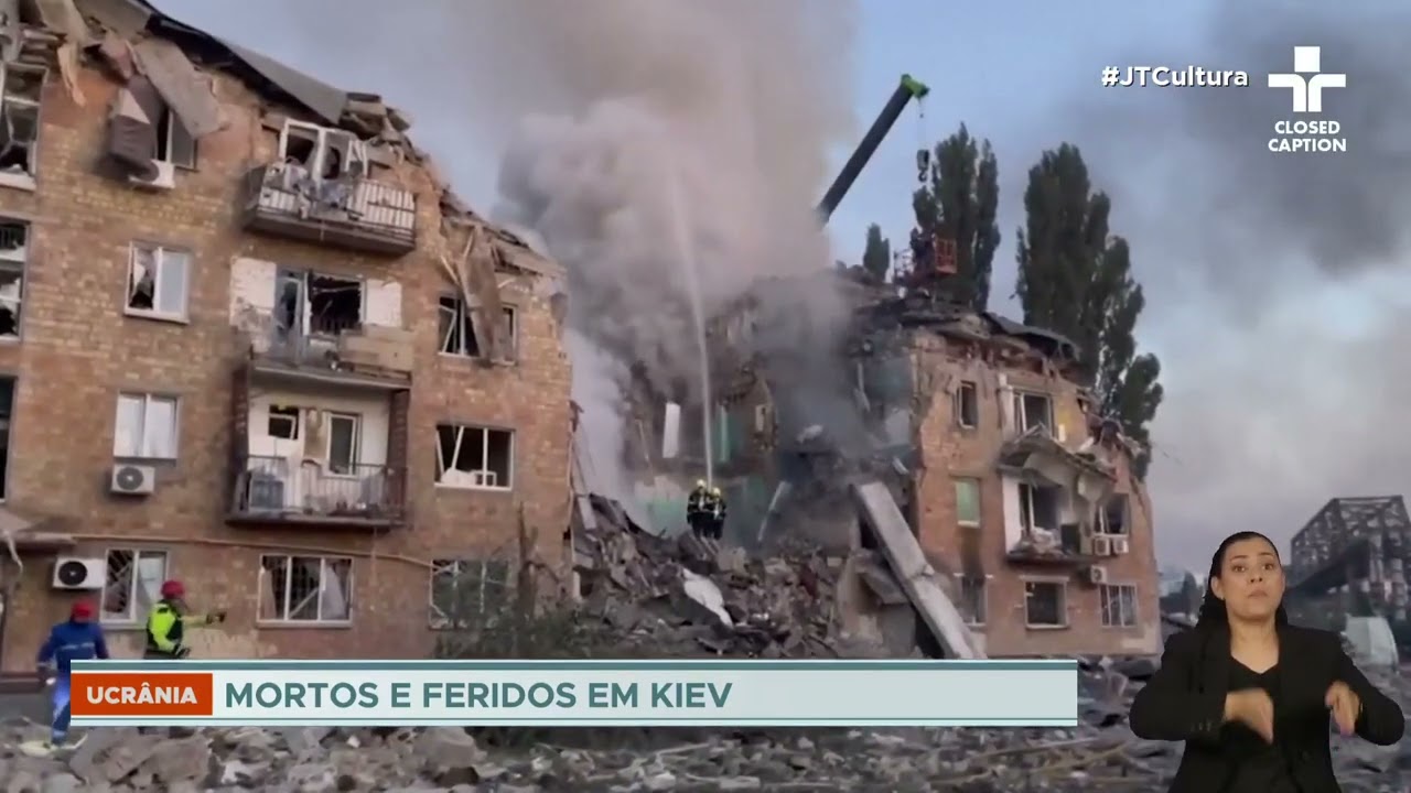 Ataques russos em Kiev matam 18 pessoas, deixam dezenas de feridos e destroem prédios residenciais