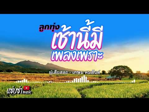 ลูกทุ่งเช้านี้มีเพลงเพราะ ฟังเพราะต่อเนื่อง