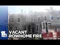 Shipley Hill 2-alarm fire burns 3 vacant rowhomes