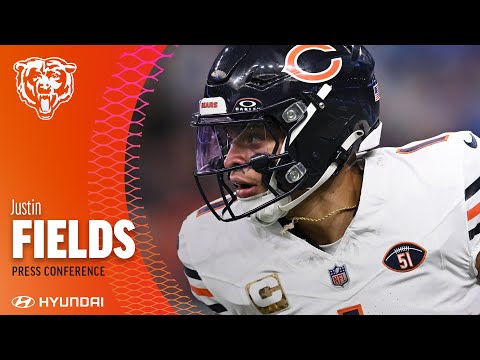 Justin Fields Postgame Press Conference | Chicago Bears video clip