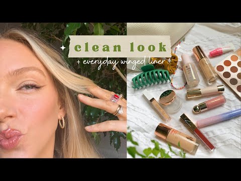 The Clean Look (my version) + Everyday Winged Liner ? | Makeup By Alli