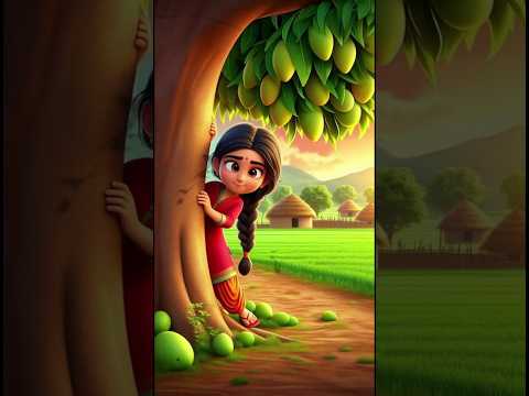 लड़की ने पकड़ा आम चोर! 🥭 गाय का राज़ 😱 #shorts #cartoon #funny #story #3danimation