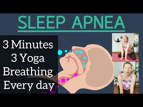 Sleep Apnea - 3 Minutes Yoga breathing practices everyday | Yoga for Sleep Apnea & Snoring relief