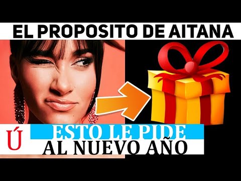 No te imaginas lo que Aitana le pide al 2021 ¡Wow!