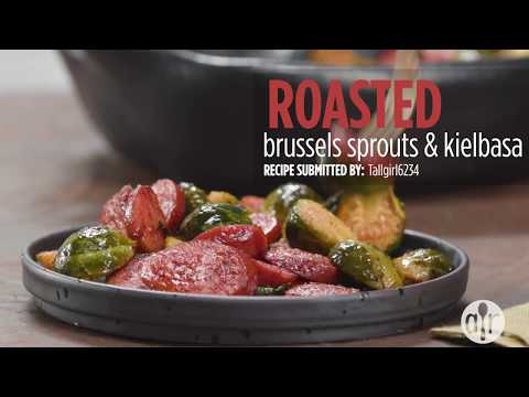 How to Make Roasted Brussels Sprouts and Kielbasa | Dinner Recipes | Allrecipes.com