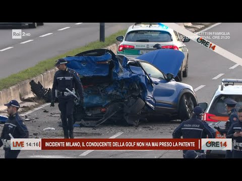 Incidente Milano, il conducente della Golf non ha mai preso la patente - Ore 14 del  02/11/2023