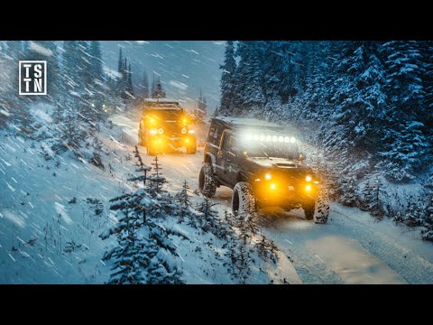 TRAPPED in a SNOW STORM Camping at 6600 Feet