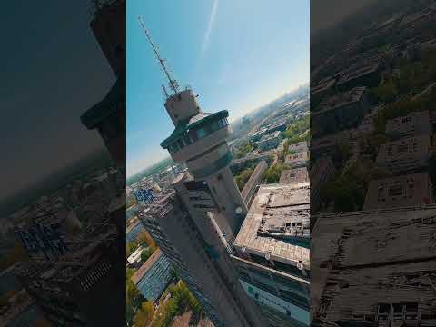 FPV drone chasing some runners at the Marathon in Belgrade, Serbia.
