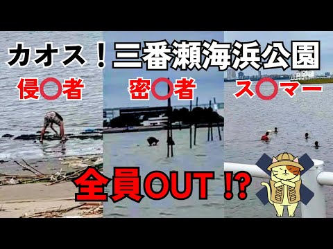 【衝撃映像】ふなばし三番瀬海浜公園で“無料潮干狩り”してみたら…密猟者＆死亡事故発生区域侵入者だらけで全員OUT！？