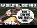 Electoral Bond Scheme | AAPs Atishi: Must Know If Government Policies Are For Voters Or Donors