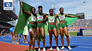 Tobi Amusan, Others Clinch Gold In 4x100m At Commonwealth Games