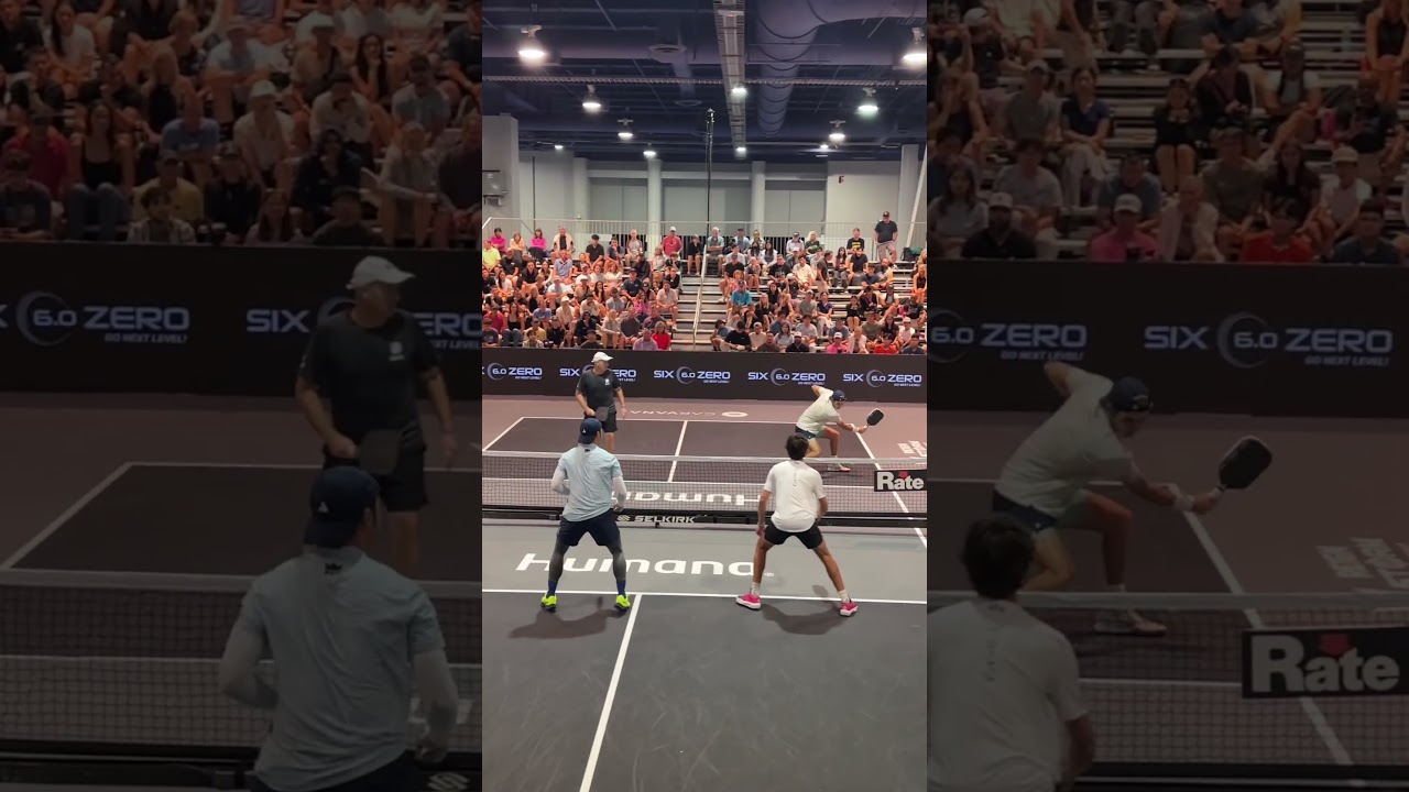 Filthy pickleball forehand from Gabe Tardio FREEZES his opponents 🥶