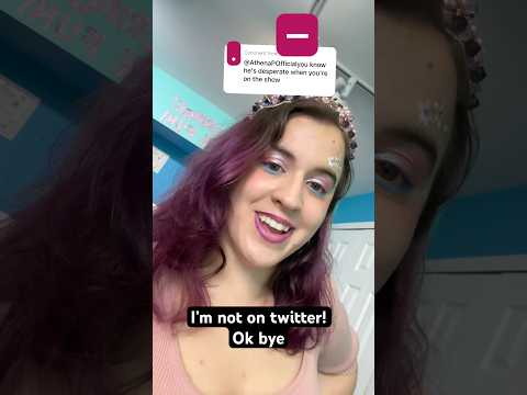 This short is just to tell this guy I’m not on twitter bc my comments keep getting deleted