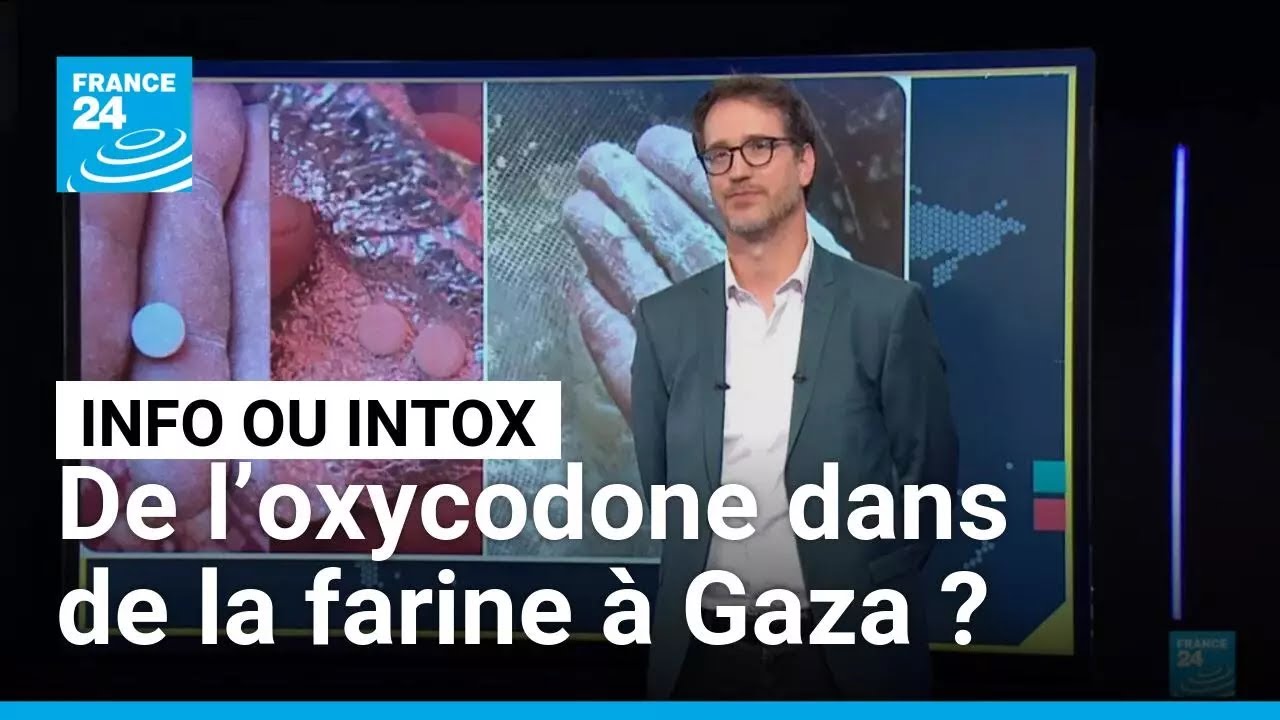 De l’oxycodone dans de la farine à Gaza ? Que sait-on de cette rumeur ? • FRANCE 24