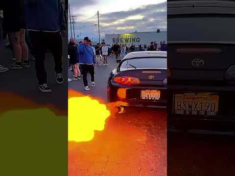 Supra 😈😈 Exhaust | Supra MK4 | #shorts  #supraattitude #supra #exhaust #supramk4