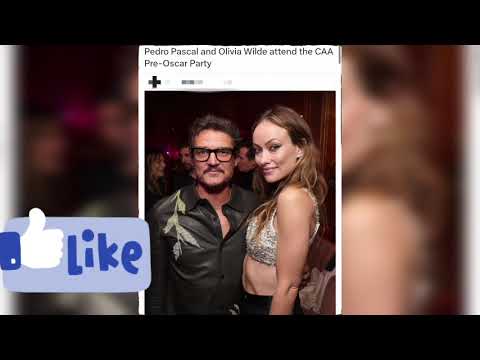 Pedro Pascal and Olivia Wilde attend the CAA Pre-Oscar Party