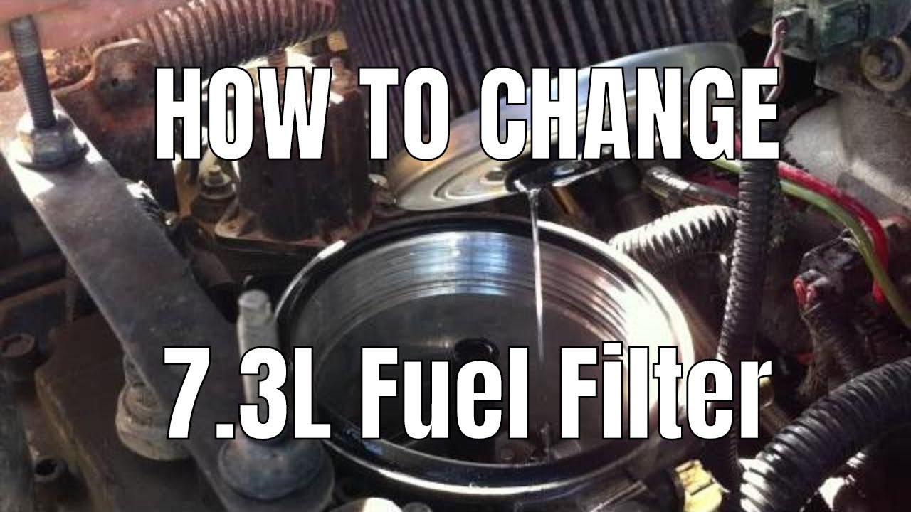 How to change fuel filter on ford powerstroke #3