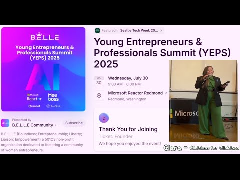 YEPS 2025 (Seattle Tech Week) Clara - AI-Powered Operations by Clinicians for Clinicians